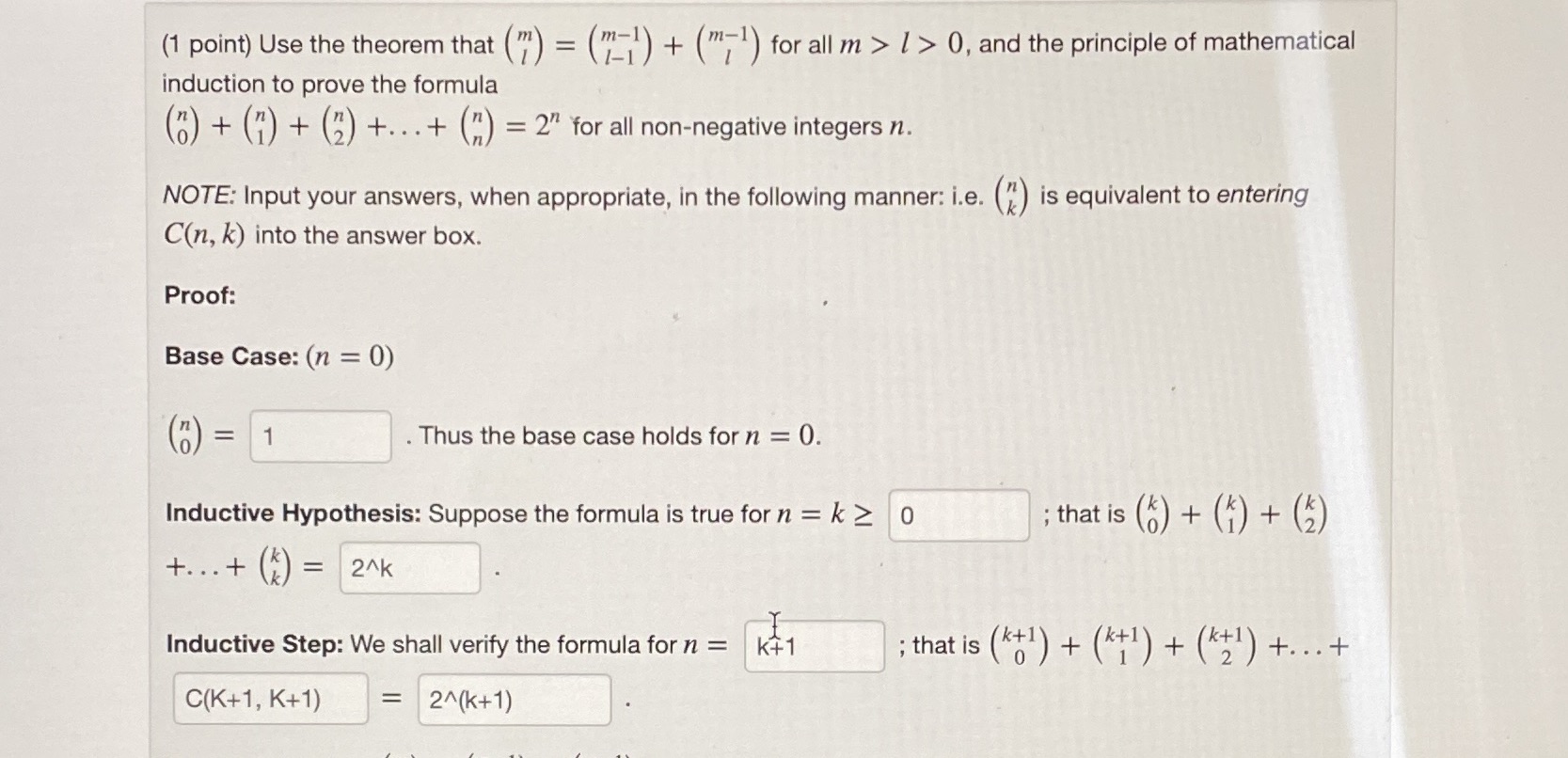 Inductive step I am getting wrong, second box (1
