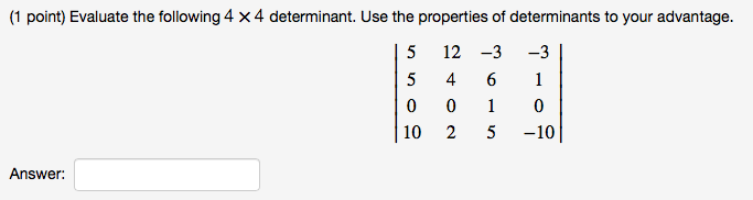solve it with steps (1 point) Evaluate the