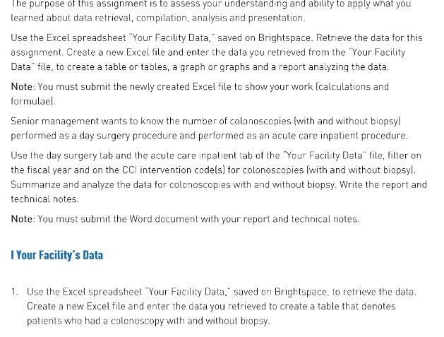 The purpose of this assignment is to assess your