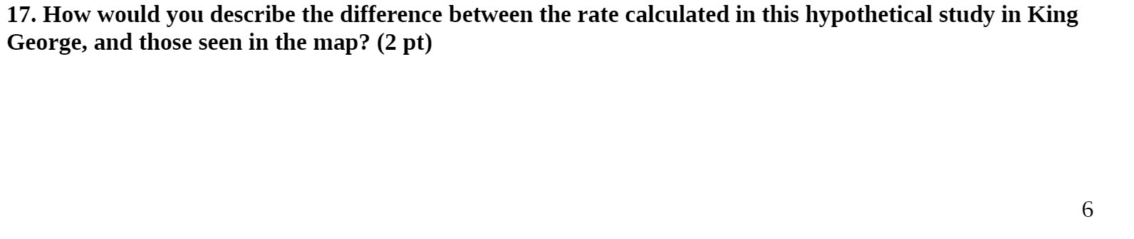 17. How would you describe the difference between
