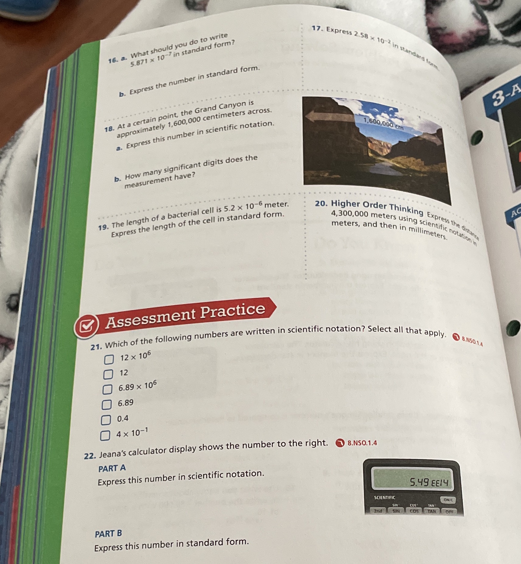 Solve this 2-3 understand scientific notation 16.