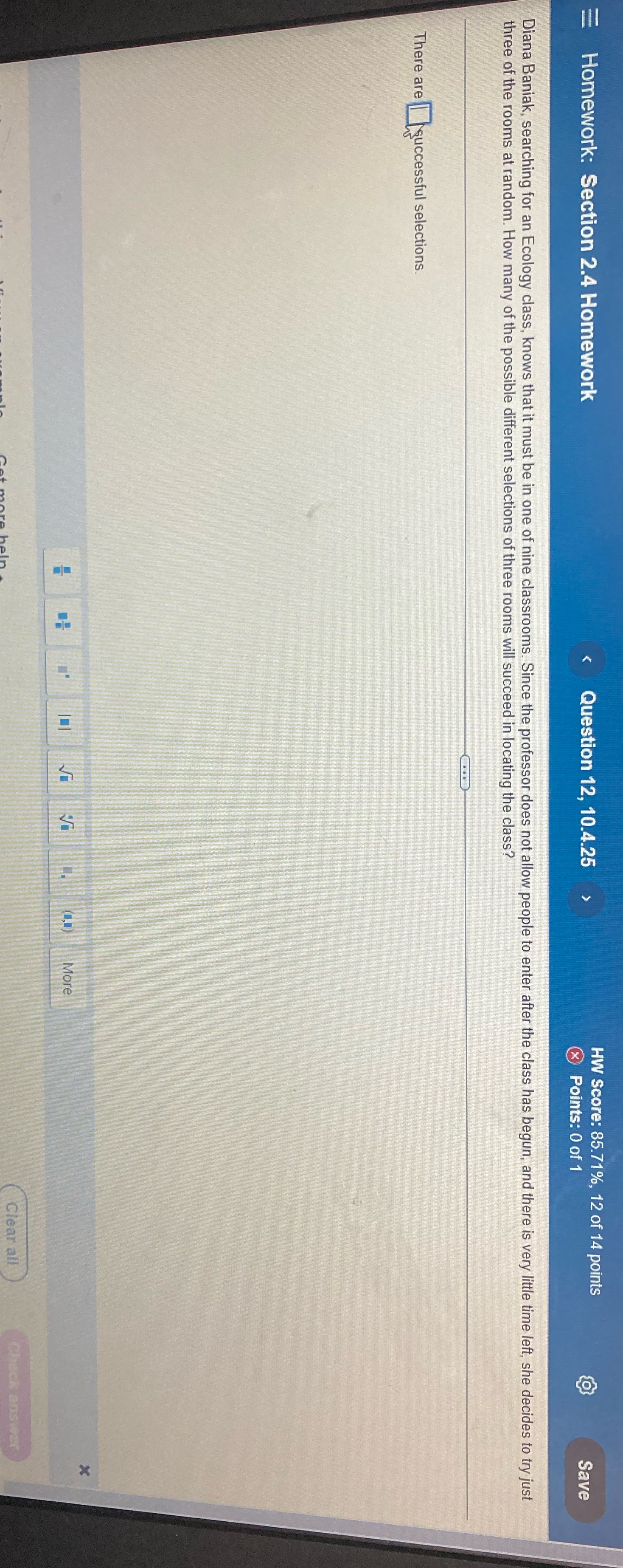 Homework: Section 2.4 Homework Question 12,
