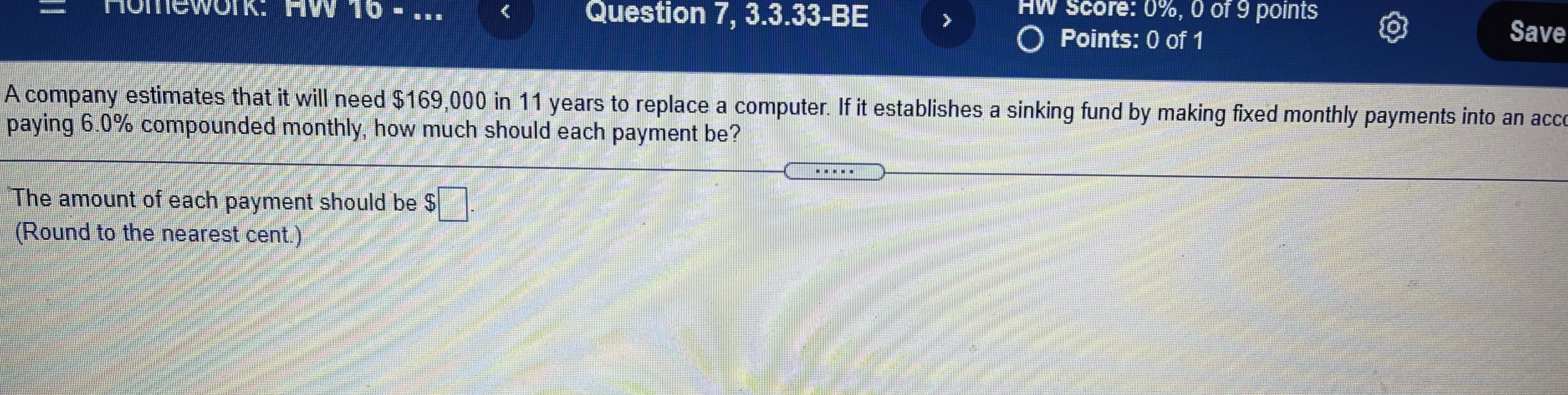 noneWORK. nVY 10 - . Question 7, 3.3.33-BE HW