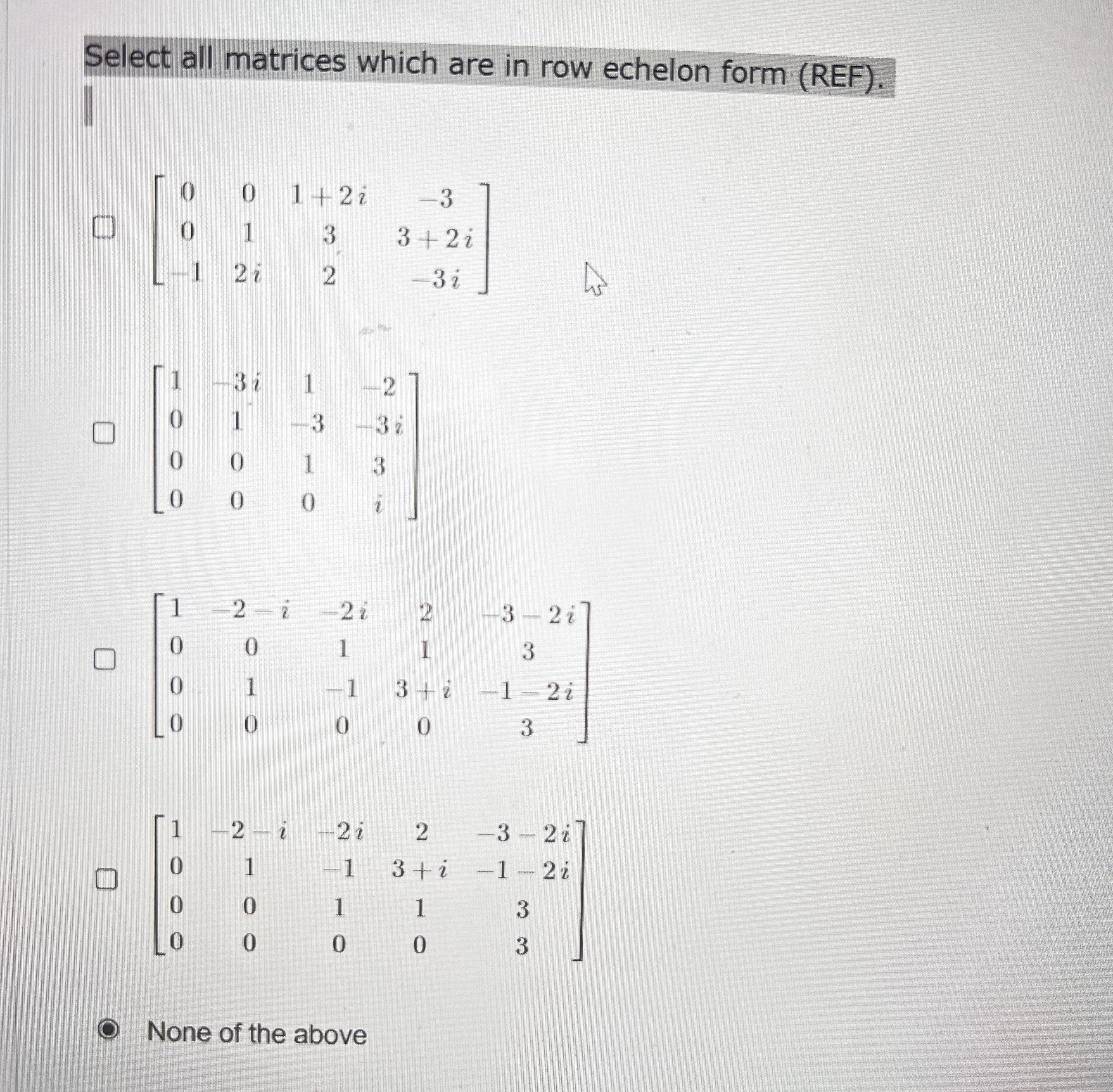 This particular question needs to be answered