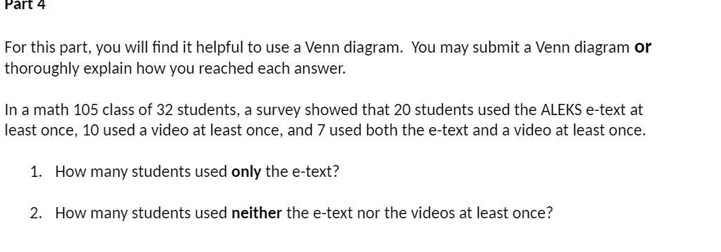 Part 4 For this part, you will nd it helpful to