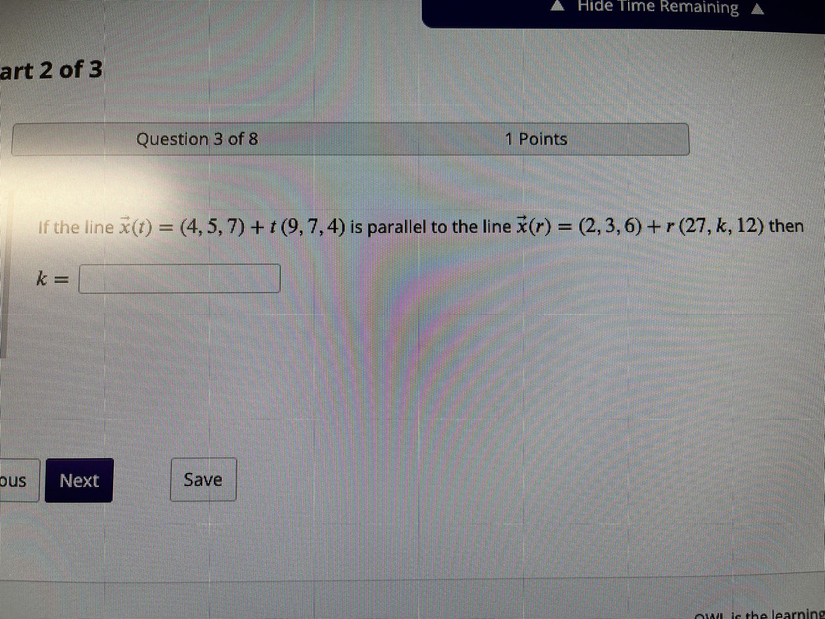 Fide Time Remaining art 2 of 3 Question 3 of 8 1