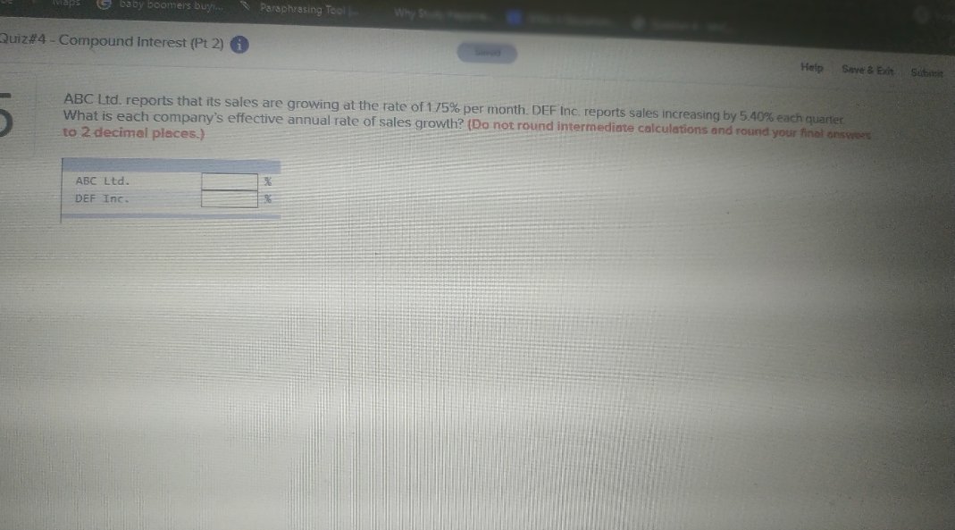 please help baby boomers buy!.. Paraphrasing Tool