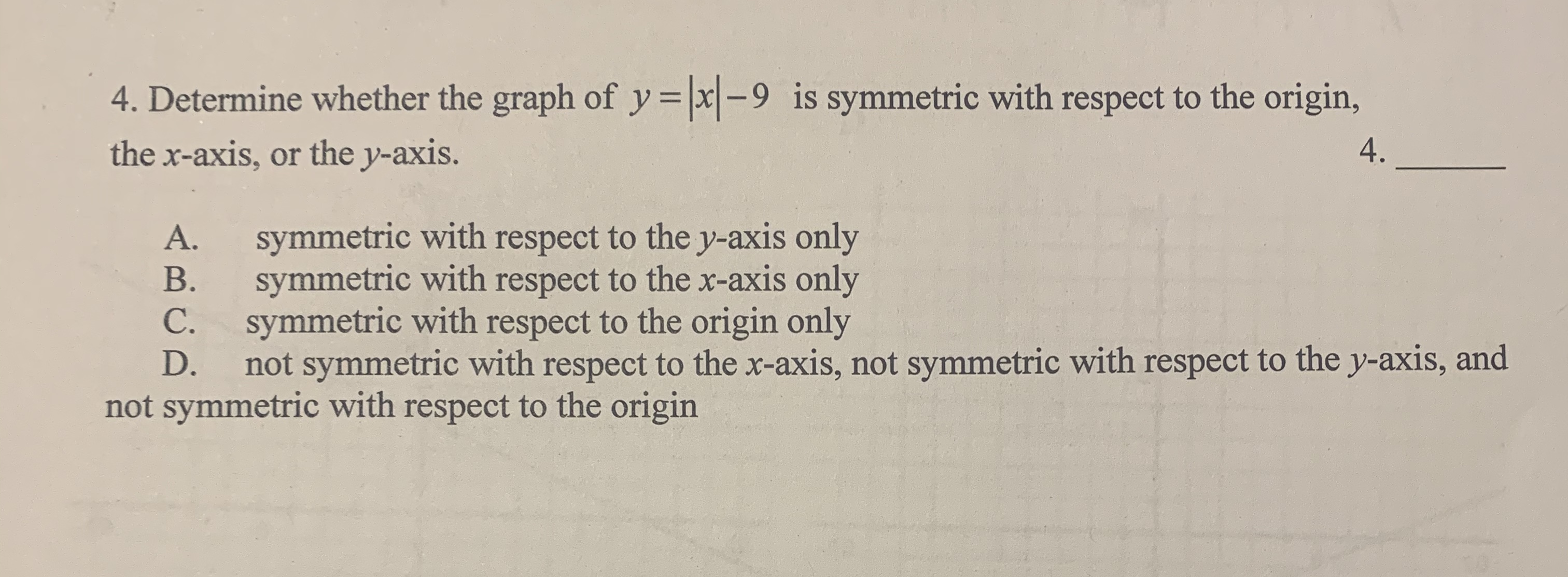 Explain the steps on how to solve the problem. 4.
