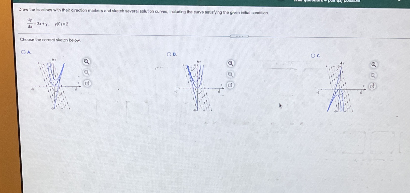 Draw the isoclines with their direction markers