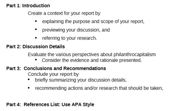 Part 1: Introduction Create a context for your