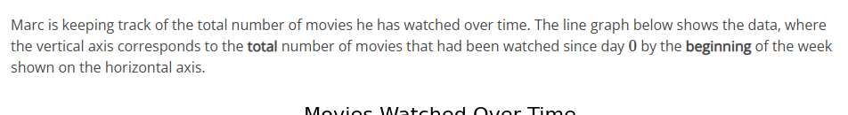 Marc is keeping track of the total number of