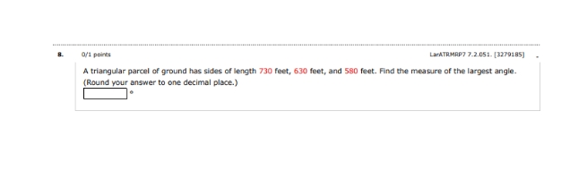 find value H. LMATRMAP7 7-2.051. [3270185] A