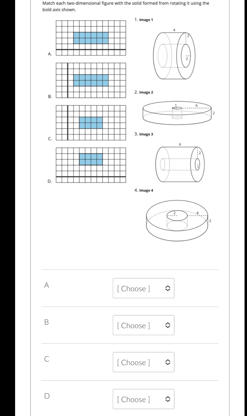 the choices are image 1, image 2, image 3, image