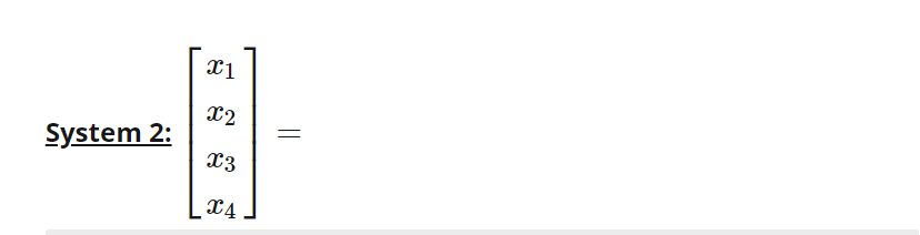 Thw answers of the three systems need to be