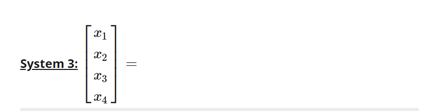 Thw answers of the three systems need to be