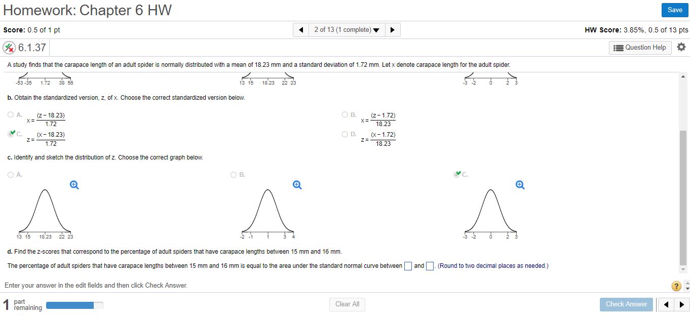 I need help finding Part D. I found all the other
