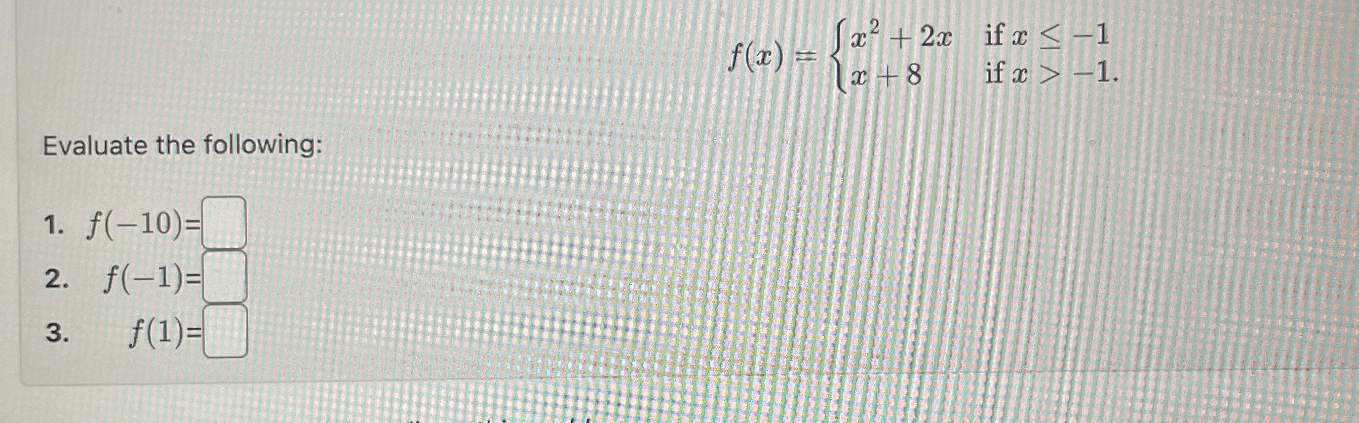 2 if ac < -1 f (2 ) - ac + 2x 1 8 if x  style=