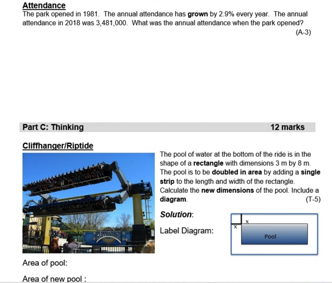 Attendance The park opened in 1981. The annual