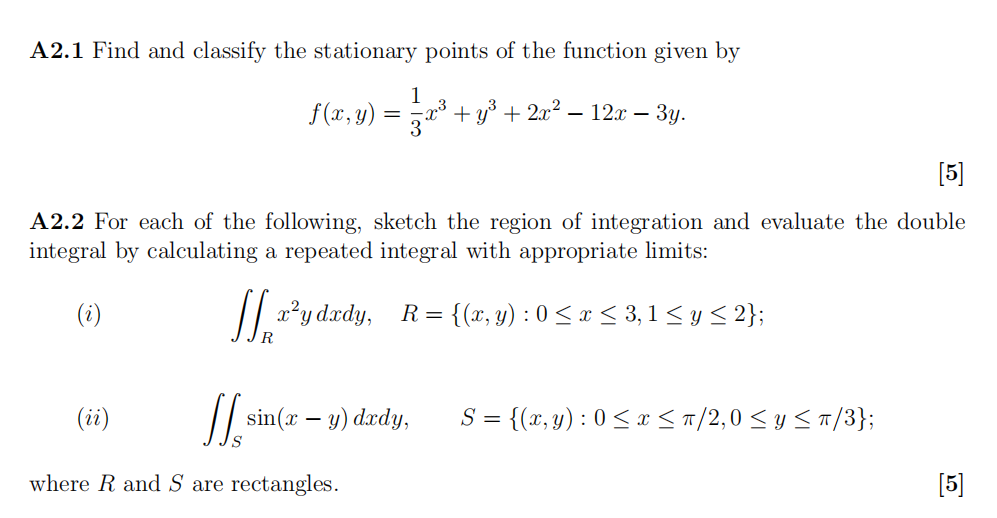 All Find and classify the stationary points of