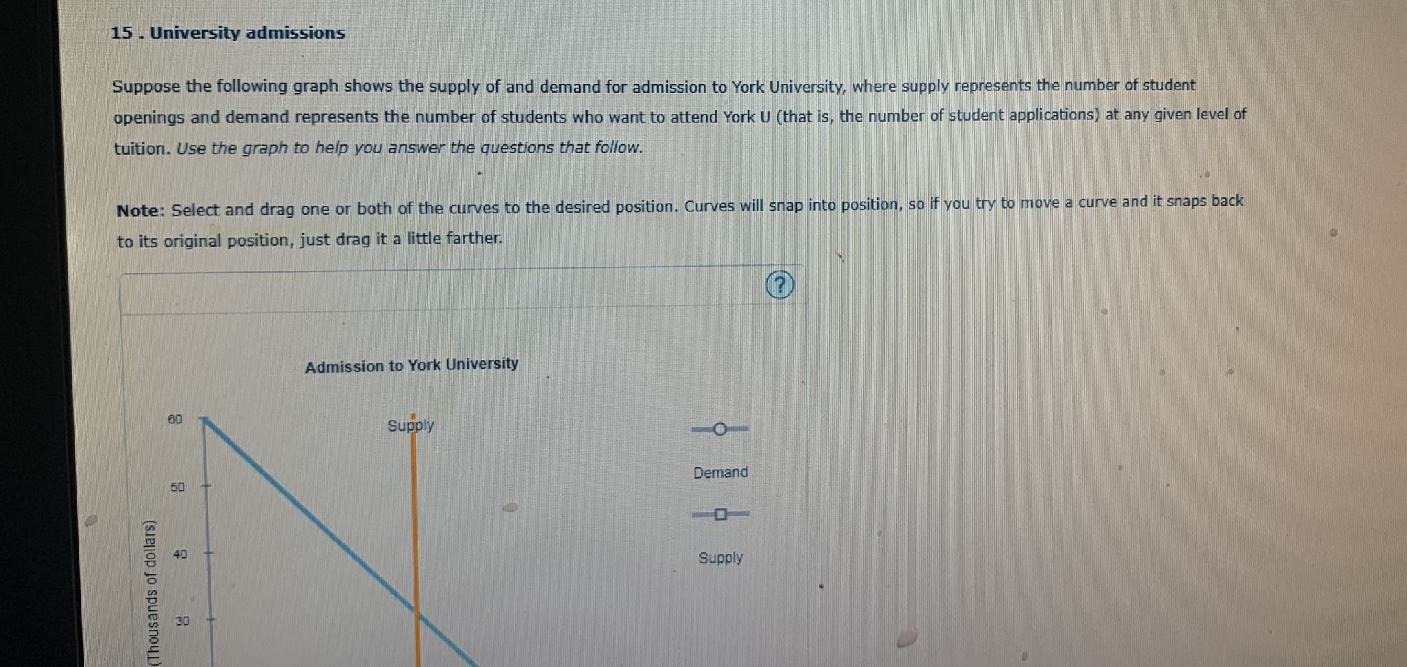 Please help thanks 15 . University admissions