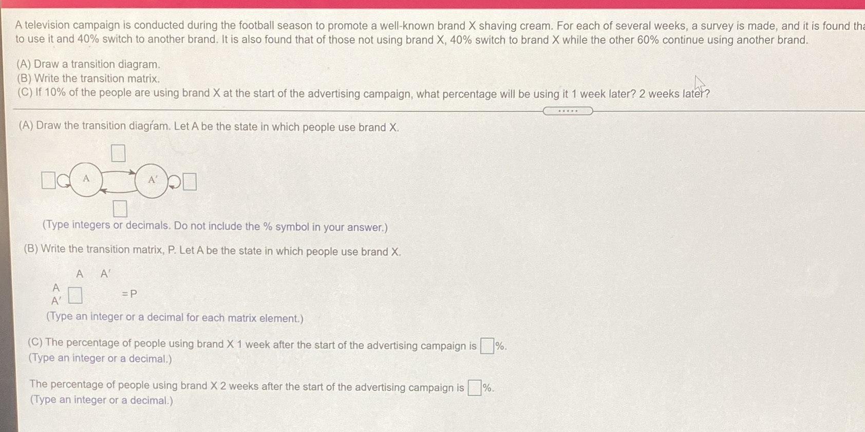 A television campaign is conducted during the