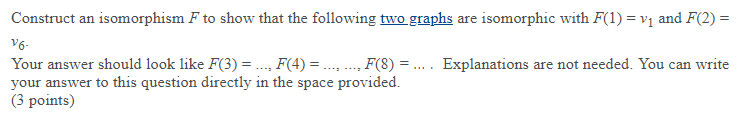 Thank you!! \fConstruct an isomorphism F to show