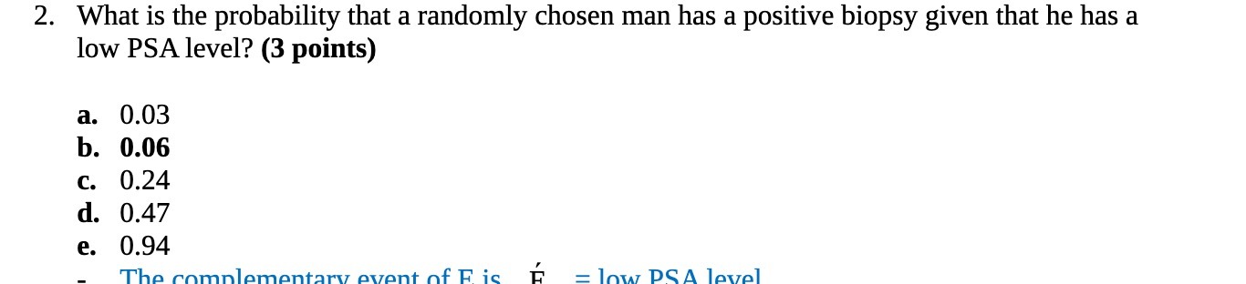 2. What is the probability that a randomly chosen