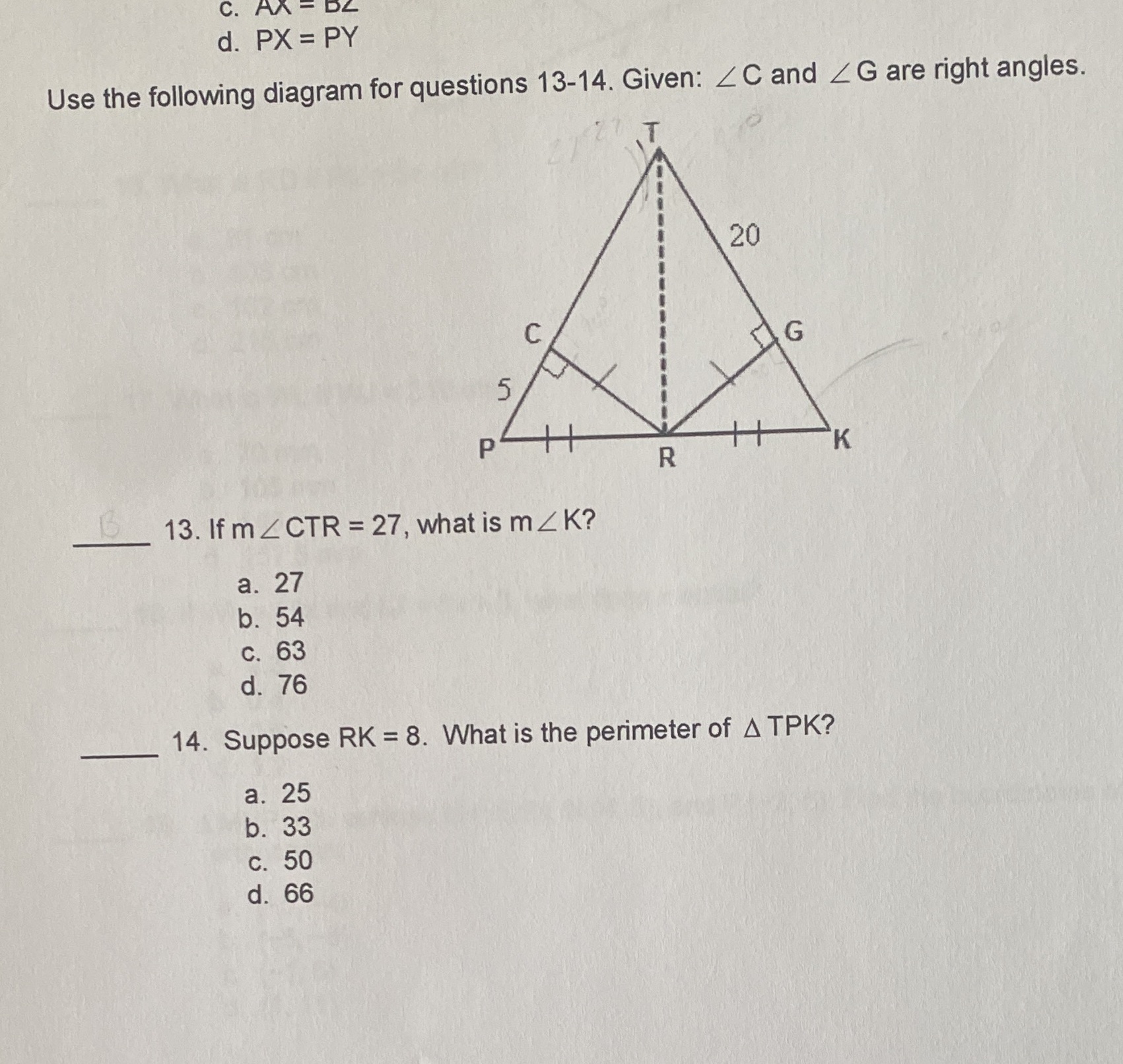 Need help with questions 13 and 14. C. AX = DZ d.