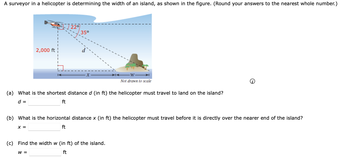 A surveyor in a helicopter is determining the