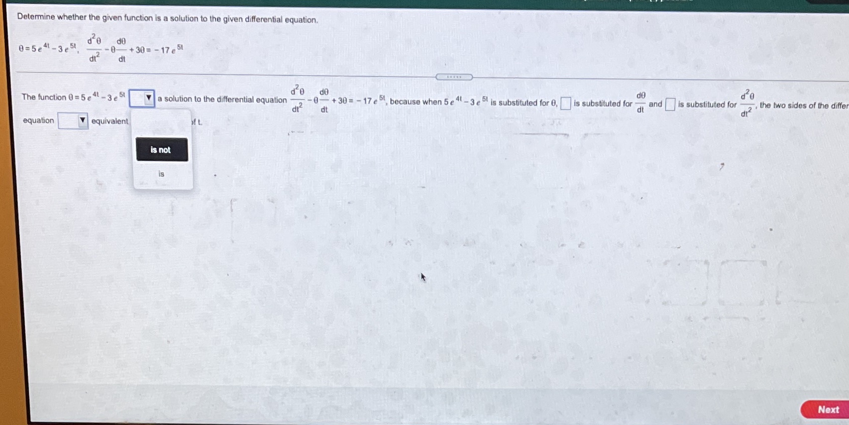 Determine whether the given function is a