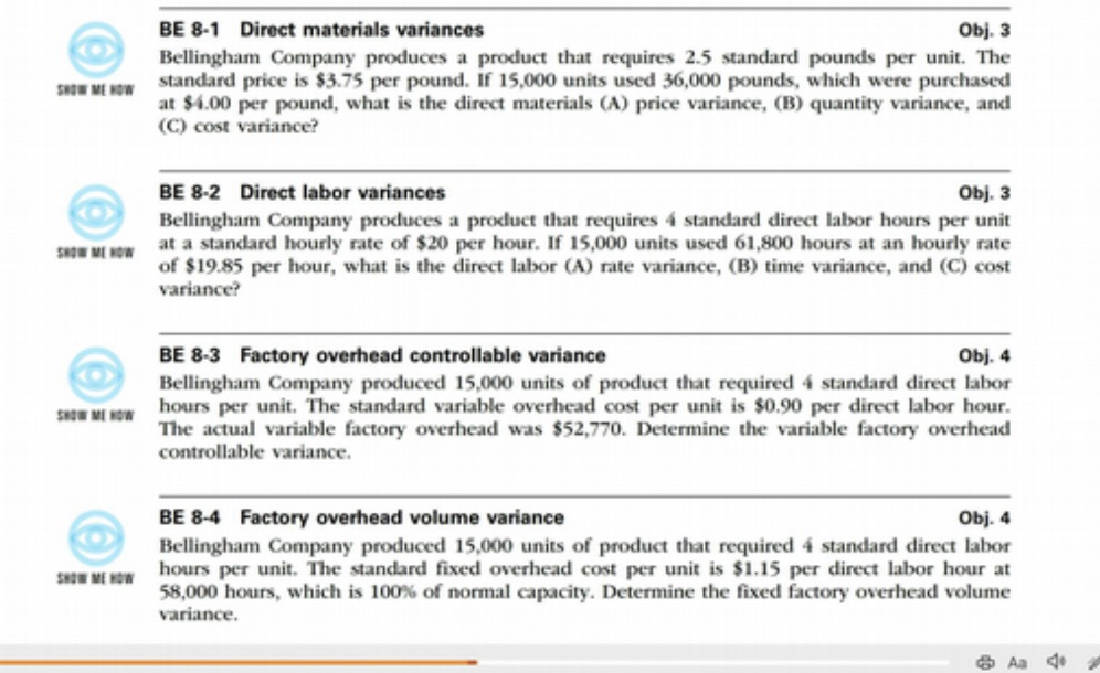 ACCO 3520 7.1 tarea 1 BE 22-1: Direct materials