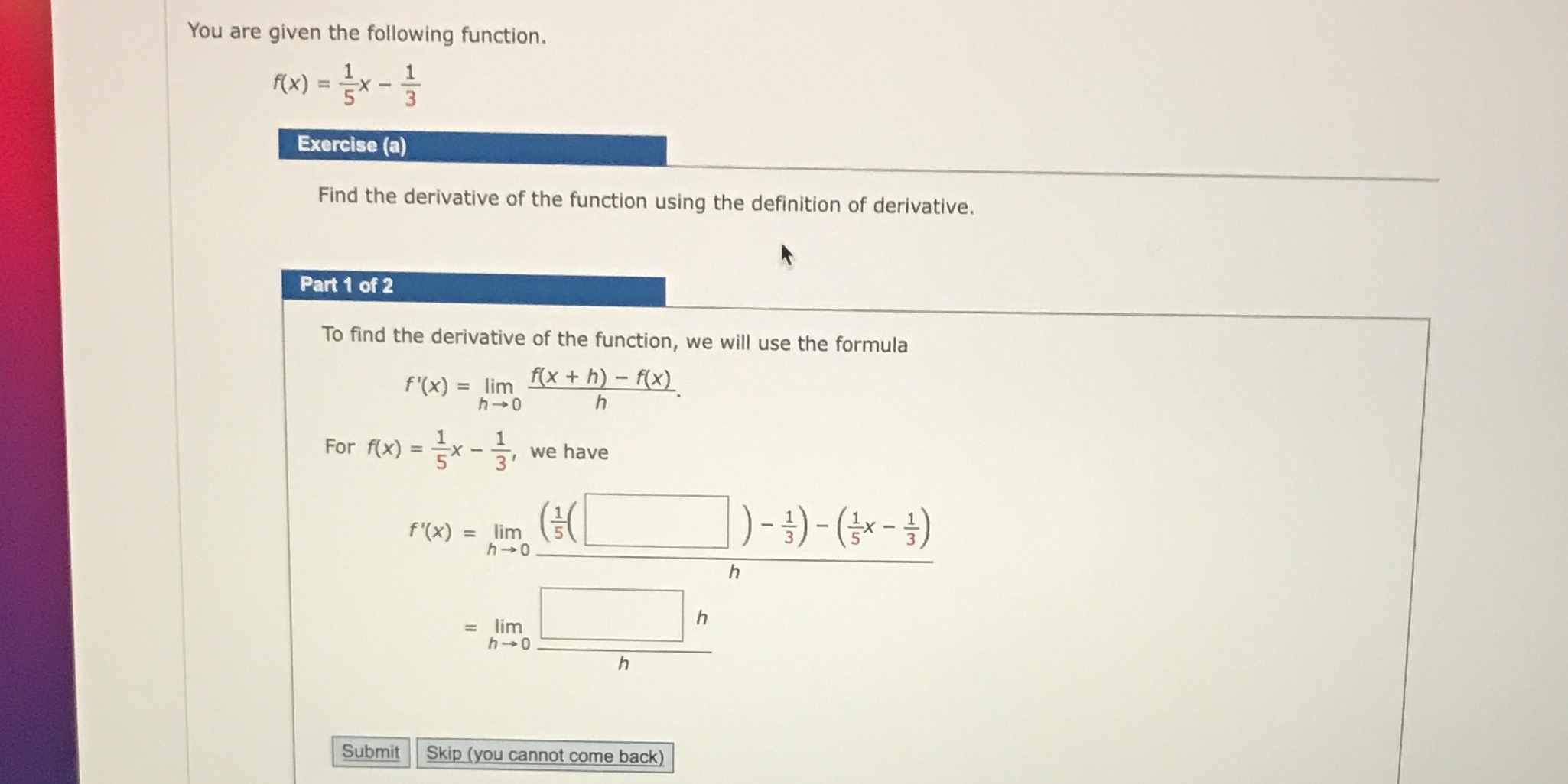 There are a couple parts to this question which I