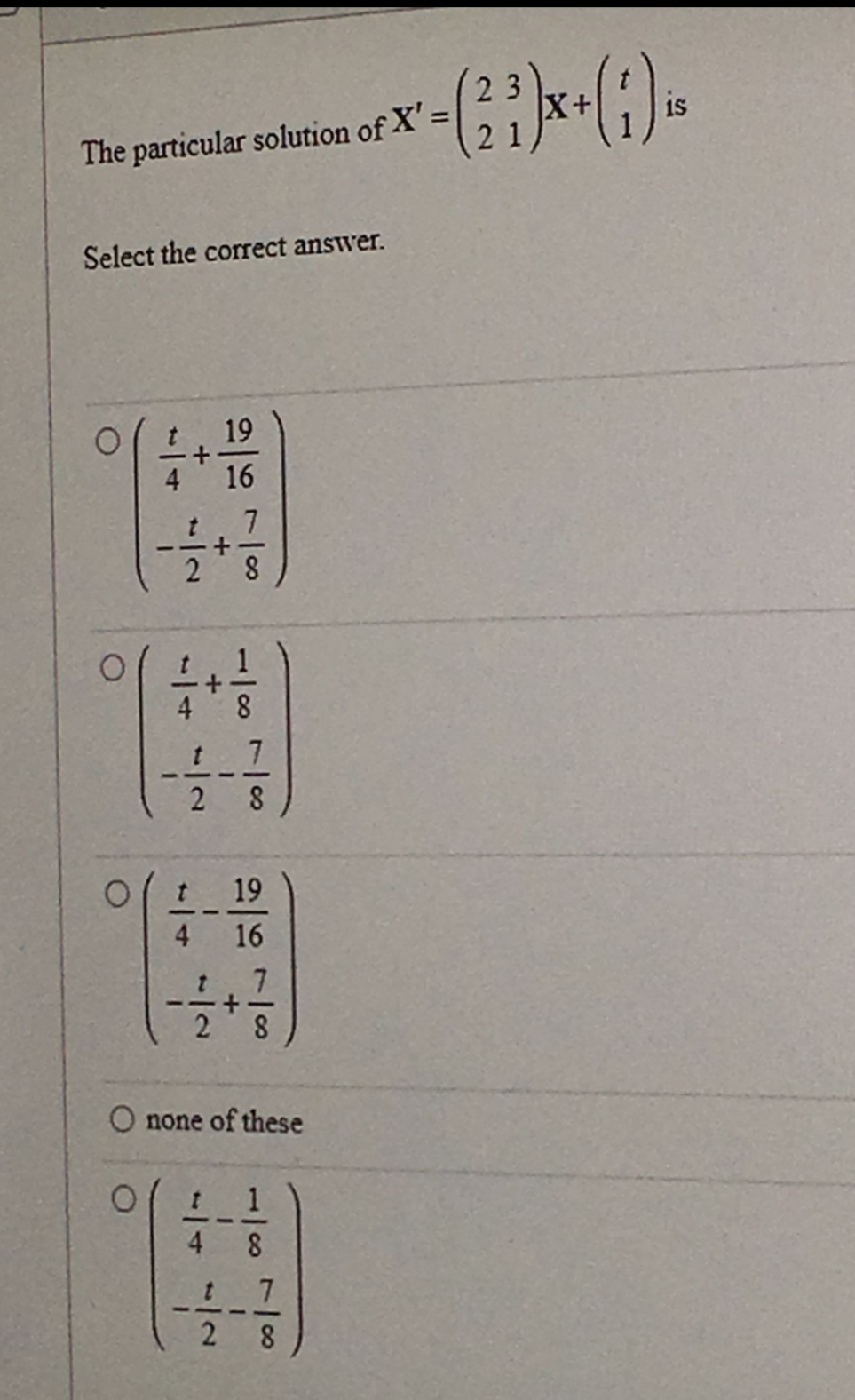 tell me final answer as soon as possible The