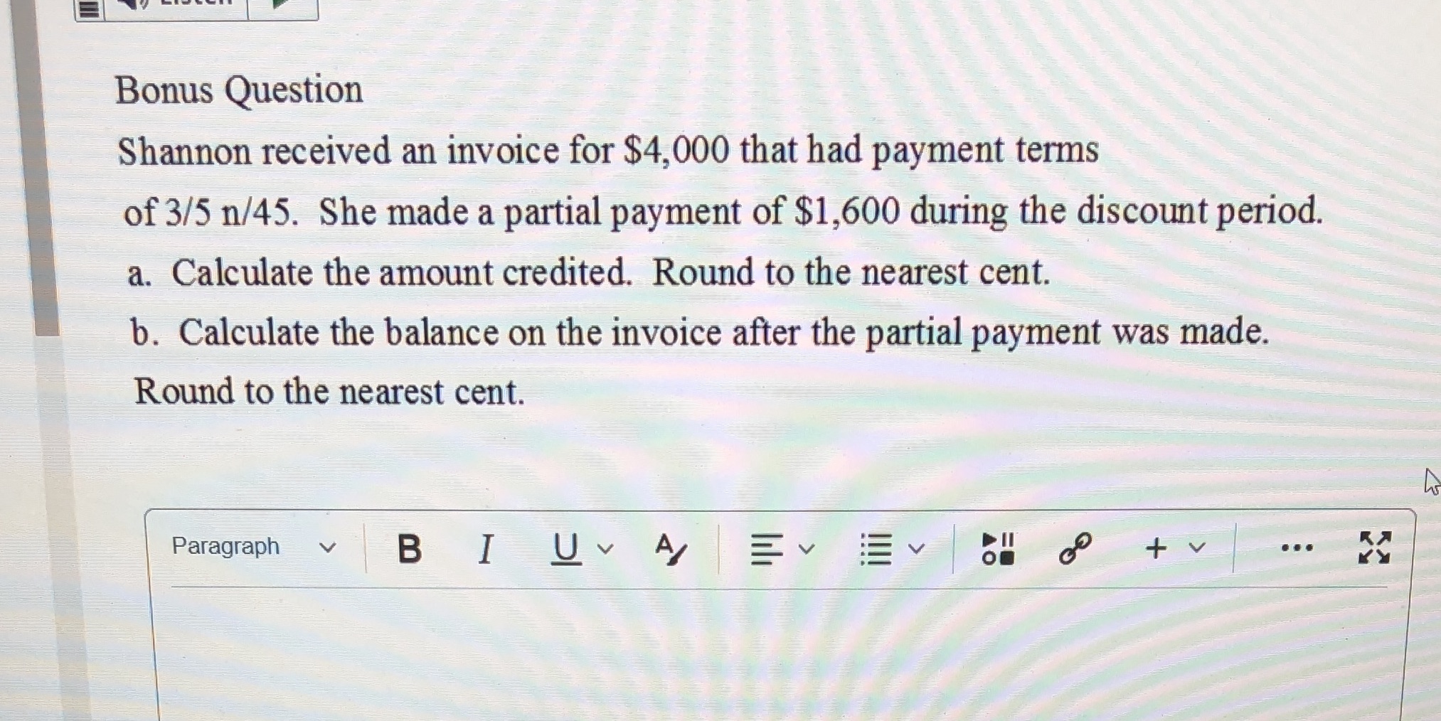 26. Can you teach me this? Bonus Question Shannon