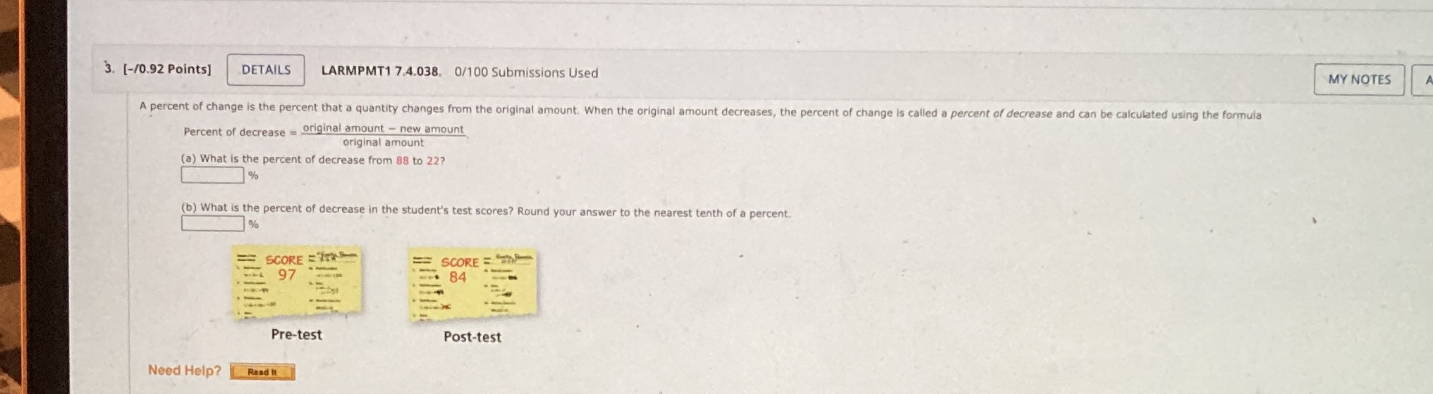 3. [-/0.92 Points] DETAILS LARMPMT1 7.4.038.