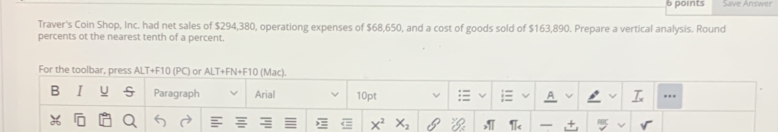 6 points Save Answer Traver's Coin Shop,