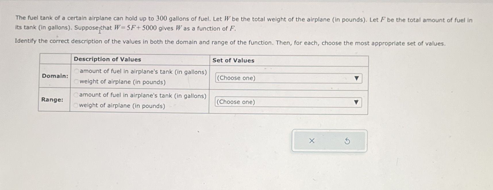 The fuel tank of a certain airplane can hold up