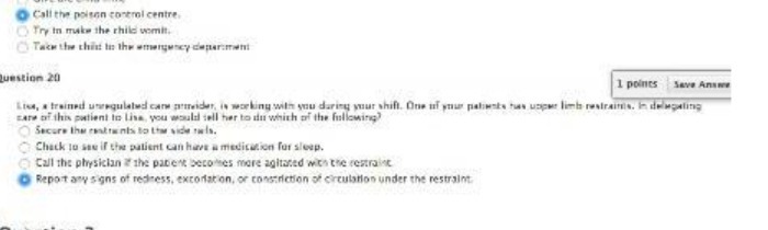 Call the poison control centre Try In make the