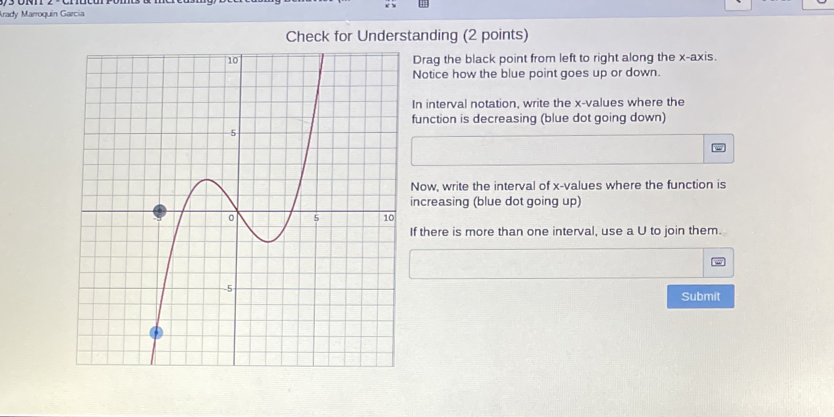 rady Marroquin Garcia Check for Understanding (2