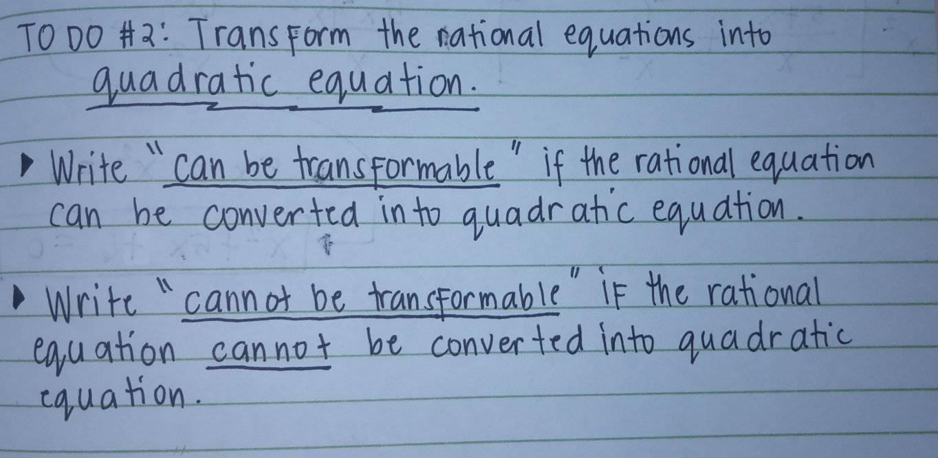 show ur solutions for #1 and 2 thank u TO DO # 2: