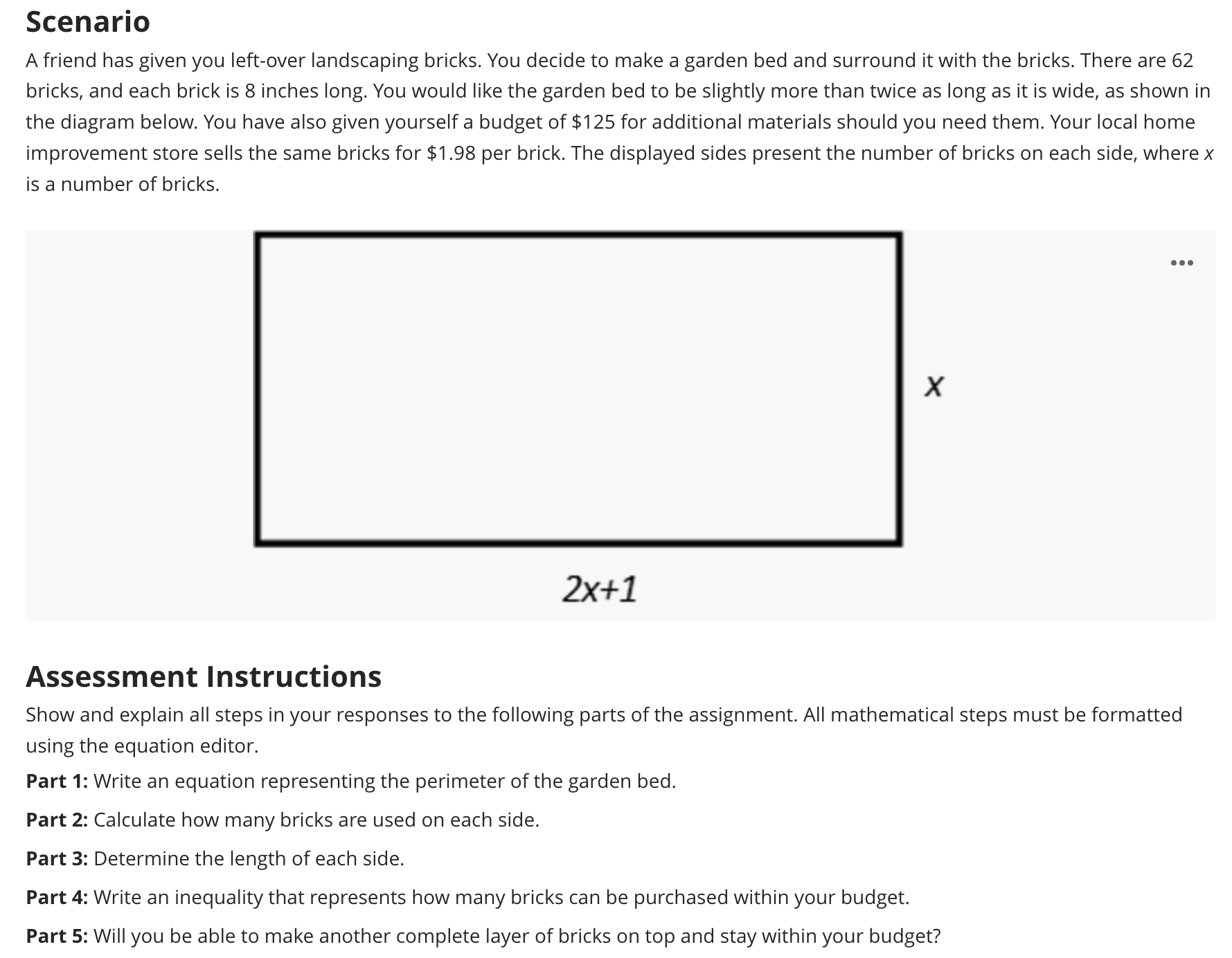 Scenario A friend has given you left-over