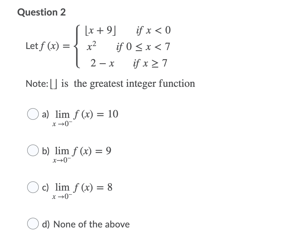 please answer the questions below \fQuestion 2