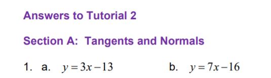 Hi, can anyone help me with tangent and normals?