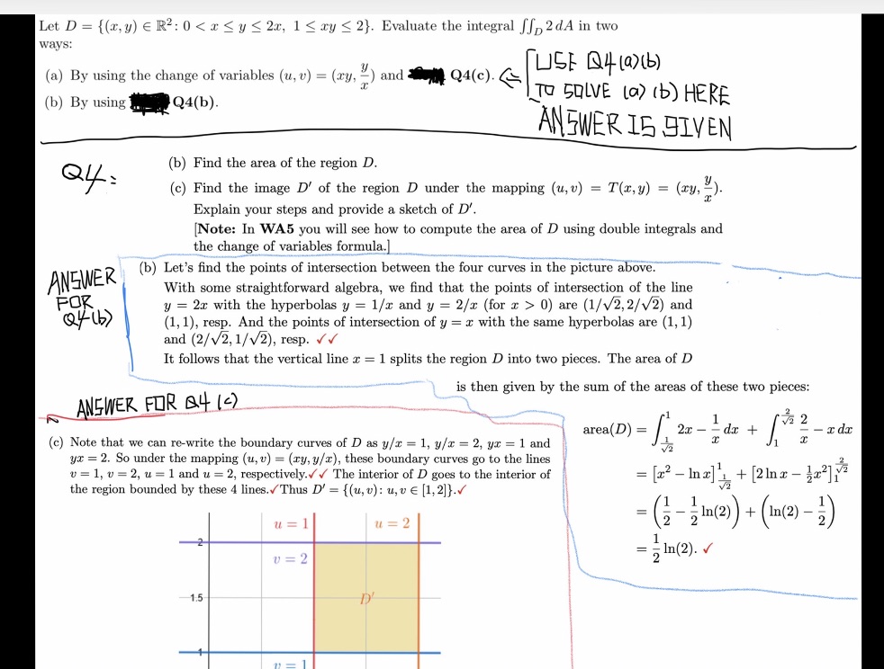 please use answer for q4 (b) (c) to solve the
