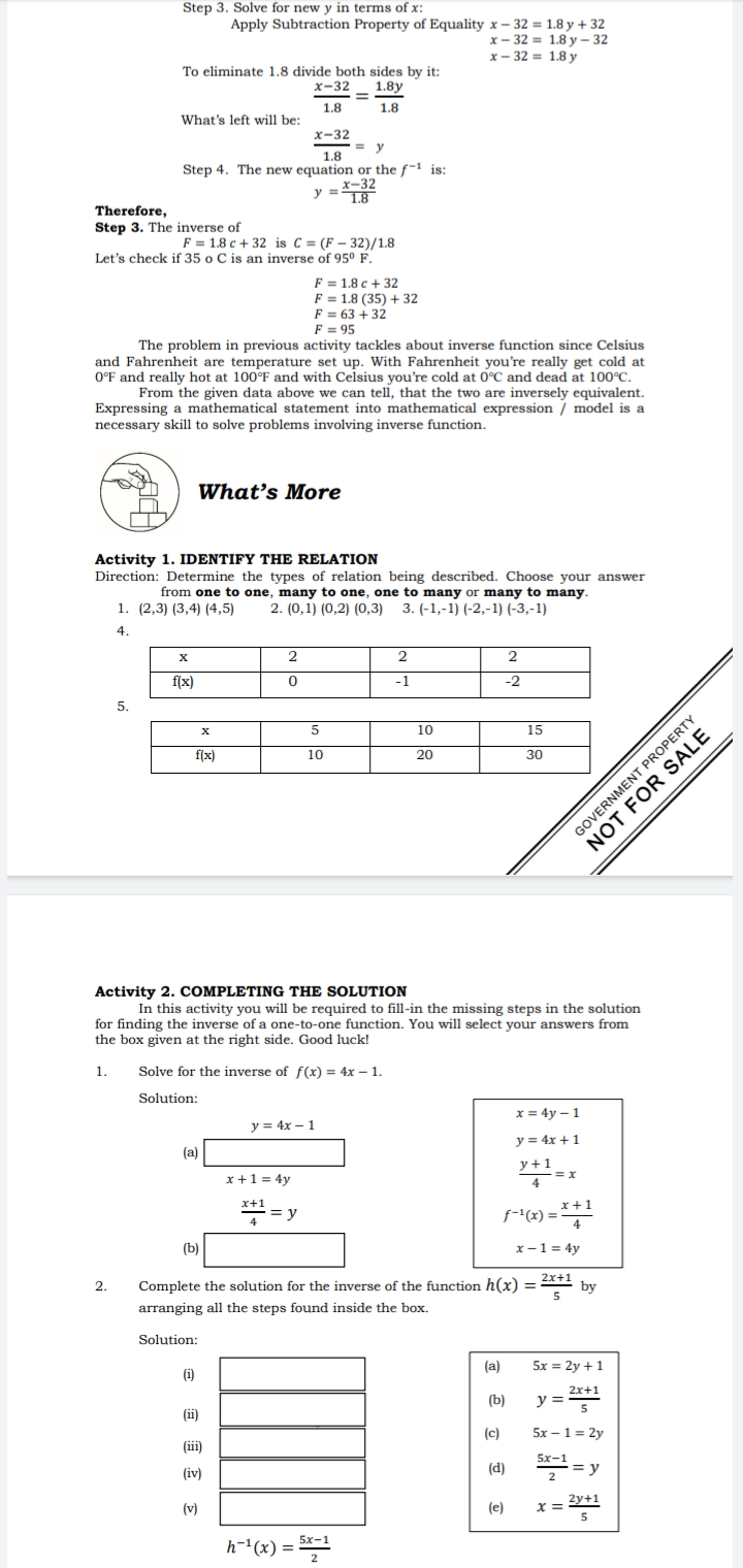 Need your help regarding this Lesson/Activities