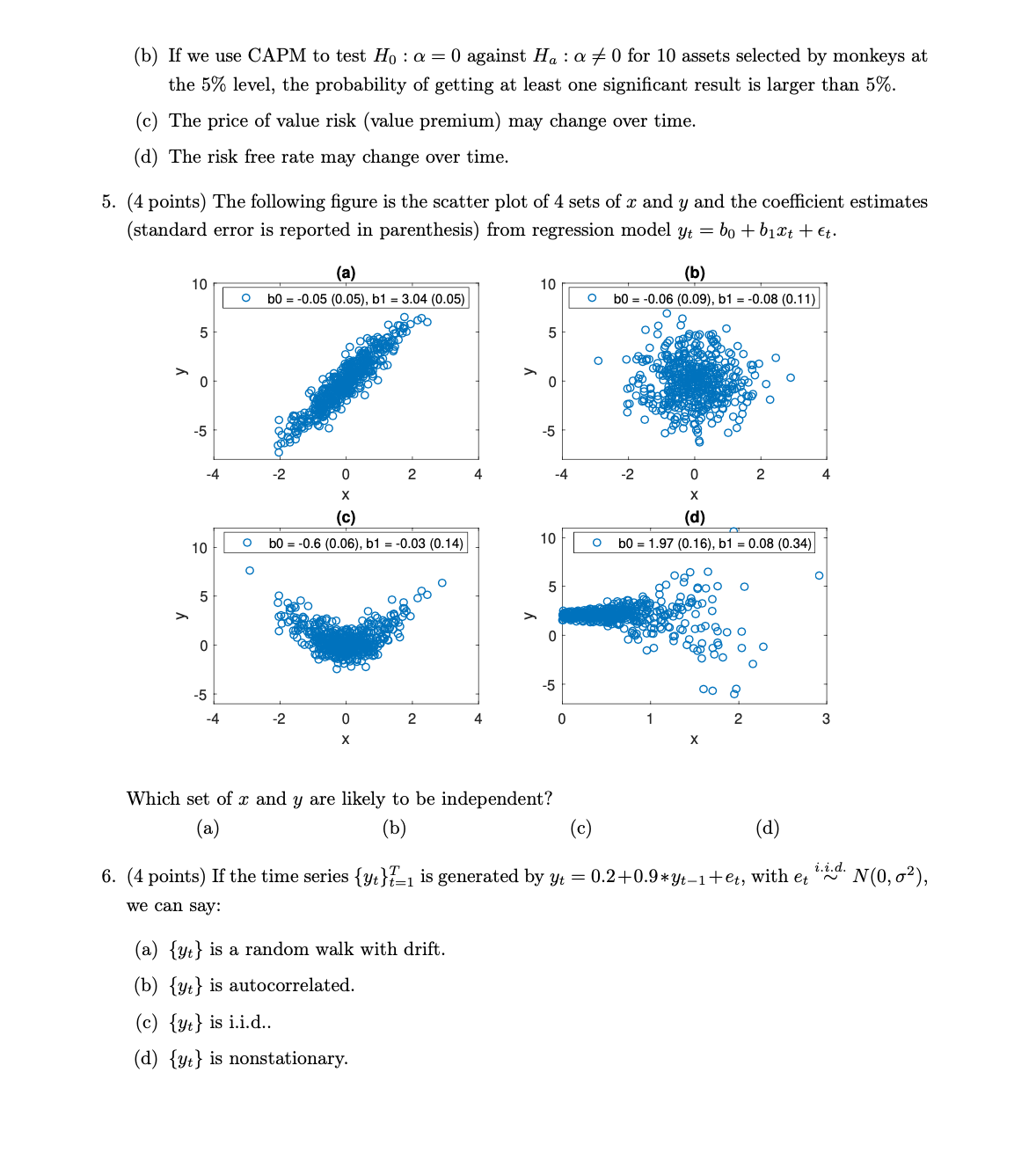 Part 1 (60 Points) Multiple Choices Choose one