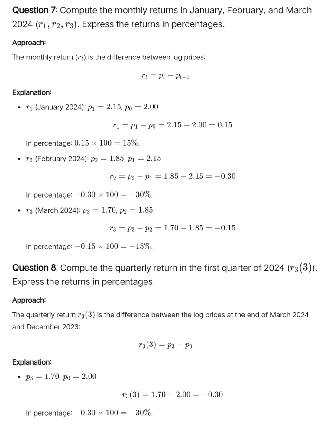 Part 1 (60 Points) Multiple Choices Choose one