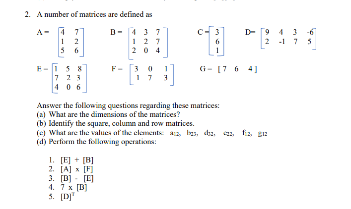 Solve the following problems. Show your solution