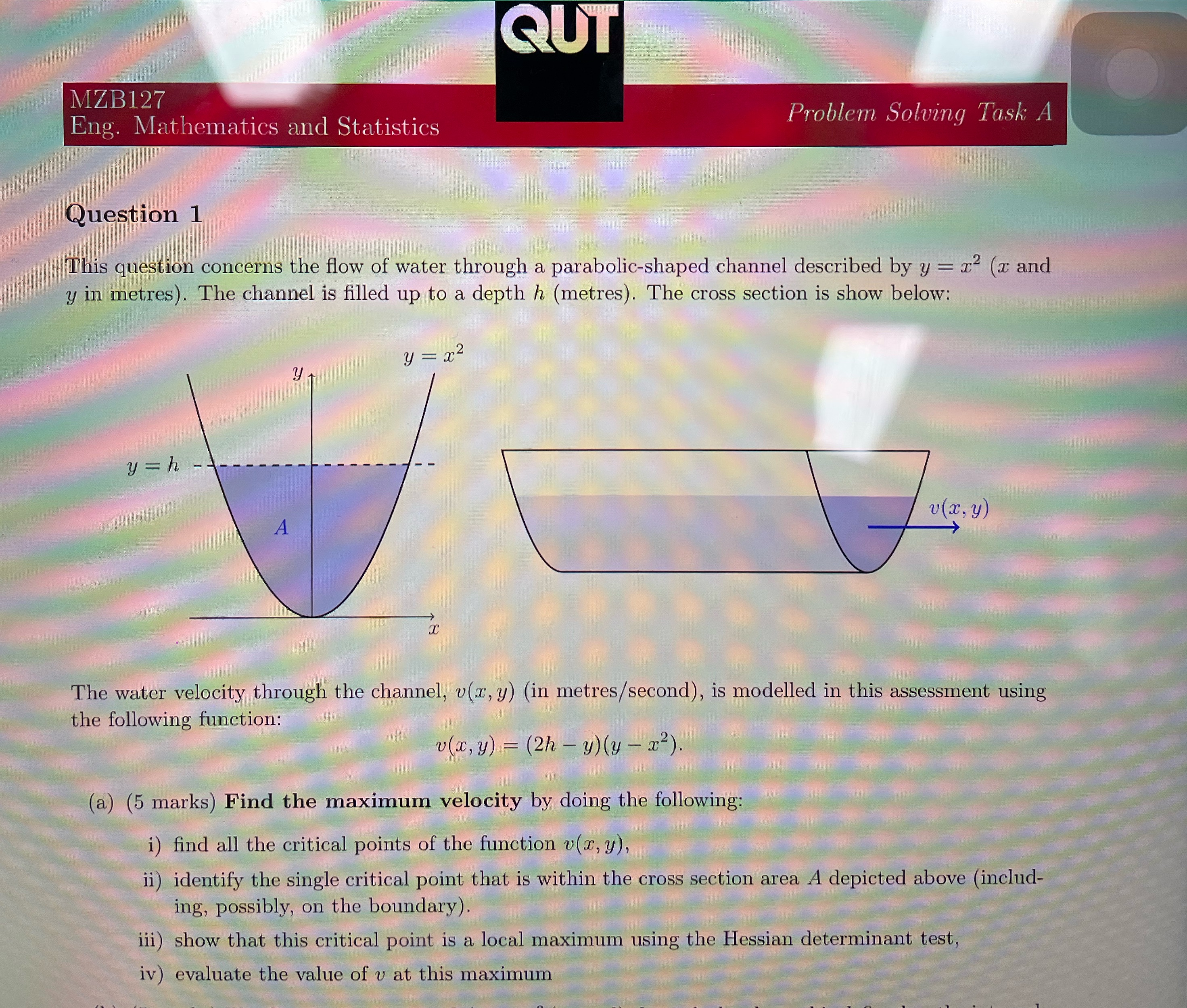 QUT MZB127 Eng. Mathematics and Statistics