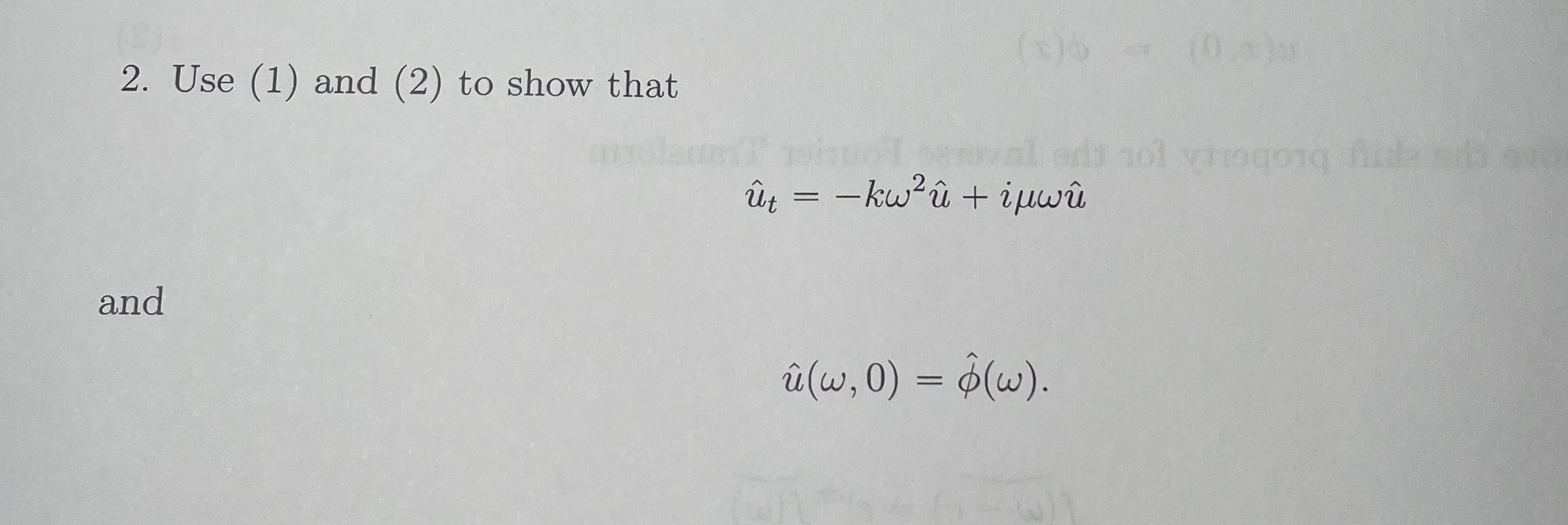 Please use PDE(partial differential equation)